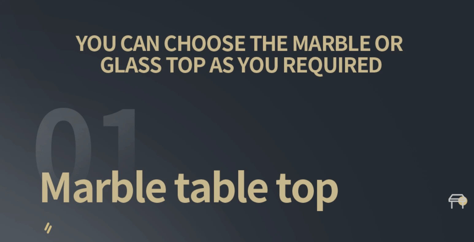 modern marble dining table